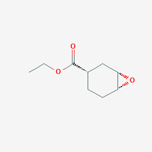 molecular formula C9H14O3 B1398768 Ethyl (1S,3S,6R)-7-oxabicyclo[4.1.0]heptane-3-carboxylate CAS No. 365997-31-5