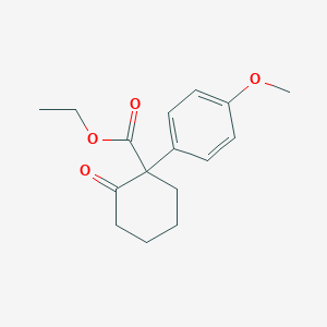 Ethyl 1-(4-methoxyphenyl)-2-oxocyclohexanecarboxylate