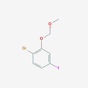 1-Bromo-4-iodo-2-(methoxymethoxy)benzene