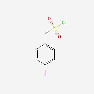 molecular formula C7H6ClIO2S B1398779 (4-Iodophenyl)methanesulfonyl chloride CAS No. 345915-64-2