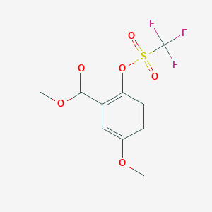 Methyl 5-methoxy-2-[(trifluoromethanesulfonyl)oxy]benzoate