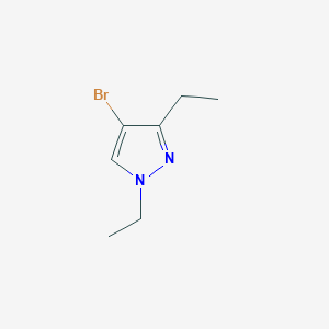 molecular formula C7H11BrN2 B13987858 4-Bromo-1,3-diethyl-1H-pyrazole 