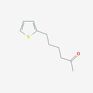 6-Thiophen-2-ylhexan-2-one