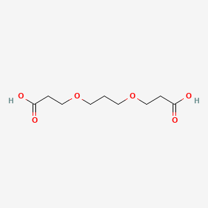 molecular formula C9H16O6 B13987935 3-[3-(2-Carboxyethoxy)propoxy]propanoic acid CAS No. 20575-83-1