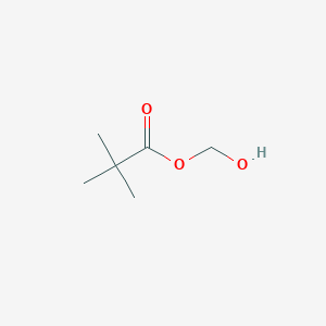 molecular formula C6H12O3 B13987970 Hydroxymethyl 2,2-dimethylpropanoate CAS No. 54700-03-7