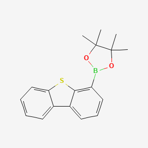 molecular formula C18H19BO2S B1398799 2-(二苯并[b,d]噻吩-4-基)-4,4,5,5-四甲基-1,3,2-二氧杂硼环丁烷 CAS No. 912824-84-1