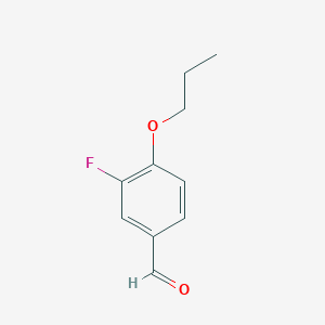 molecular formula C10H11FO2 B1398802 3-Fluoro-4-propoxybenzaldehyde CAS No. 19415-48-6