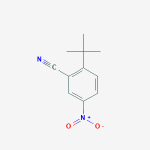 molecular formula C11H12N2O2 B1398804 2-叔丁基-5-硝基苯甲腈 CAS No. 873056-28-1