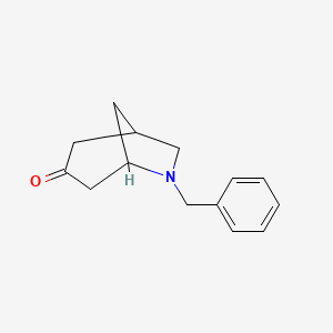 B1398806 6-Benzyl-6-azabicyclo[3.2.1]octan-3-one CAS No. 16607-47-9