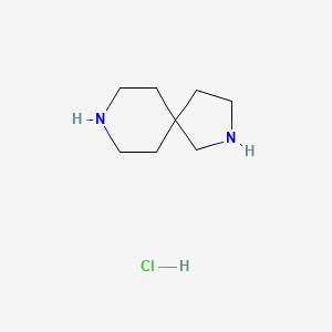 molecular formula C8H17ClN2 B1398814 2,8-Diazaspiro[4.5]decane hydrochloride CAS No. 1159826-64-8