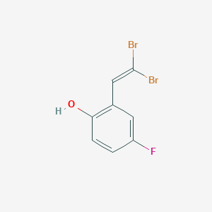 2-(2,2-Dibromovinyl)-4-fluorophenol