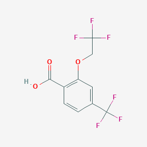2-(2,2,2-Trifluoro-ethoxy)-4-trifluoromethyl-benzoic acid