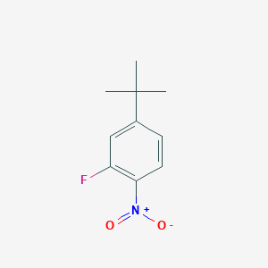 molecular formula C10H12FNO2 B1398819 4-Tert-butyl-2-fluoro-1-nitrobenzene CAS No. 1369872-47-8
