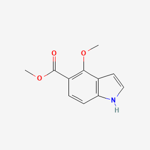 molecular formula C11H11NO3 B13988408 methyl 4-methoxy-1H-indole-5-carboxylate 