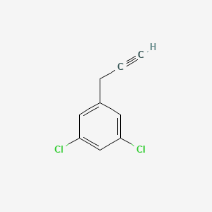 molecular formula C9H6Cl2 B1398850 1,3-Dichloro-5-(prop-2-yn-1-yl)benzene CAS No. 1312713-23-7