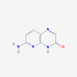 molecular formula C7H6N4O B1398851 6-Aminopyrido[2,3-b]pyrazin-3(4H)-one CAS No. 874493-61-5