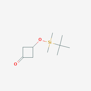 molecular formula C10H20O2Si B1398860 3-[[(1,1-二甲基乙基)二甲基甲硅烷基]氧基]环丁酮 CAS No. 929913-18-8