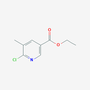 molecular formula C9H10ClNO2 B1398867 6-Chloro-5-methylnicotinic acid ethyl ester CAS No. 942511-70-8