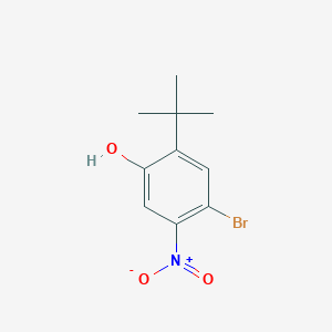 molecular formula C10H12BrNO3 B1398872 2-Tert-butyl-4-bromo-5-nitrophenol CAS No. 873055-68-6