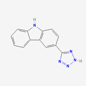 molecular formula C13H9N5 B1398878 3-(1H-1,2,3,4-tetrazol-5-yl)-9H-carbazole CAS No. 503828-19-1