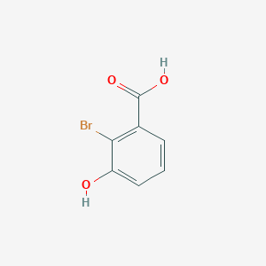 molecular formula C7H5BrO3 B1398888 2-Bromo-3-hydroxybenzoic acid CAS No. 91658-91-2