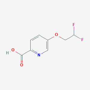 molecular formula C8H7F2NO3 B1398899 5-(2,2-Difluoro-ethoxy)-pyridine-2-carboxylic acid CAS No. 1097730-45-4