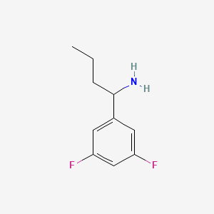 molecular formula C10H13F2N B1398904 1-(3,5-Difluorophenyl)butan-1-amine CAS No. 1226162-58-8