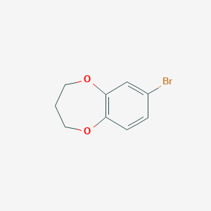 molecular formula C9H9BrO2 B139891 7-溴-3,4-二氢-2H-1,5-苯并二噁戊英 CAS No. 147644-11-9