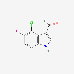 4-chloro-5-fluoro-1H-indole-3-carbaldehyde