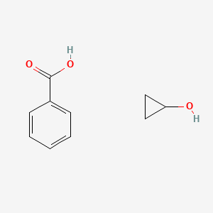 Benzoic acid;cyclopropanol