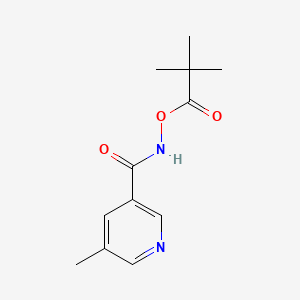 (5-Methylpyridin-3-yl)formamido 2,2-dimethylpropanoate