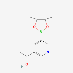 1-(5-(4,4,5,5-Tetramethyl-1,3,2-dioxaborolan-2-yl)pyridin-3-yl)ethanol