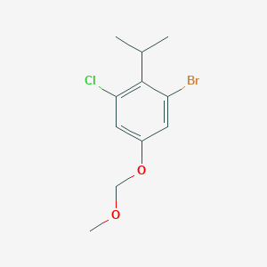 1-Bromo-3-chloro-2-isopropyl-5-(methoxymethoxy)benzene