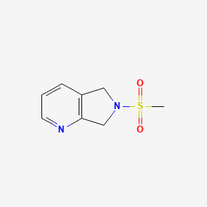 6-(methylsulfonyl)-6,7-dihydro-5H-pyrrolo[3,4-b]pyridine