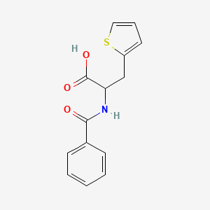 2-Benzamido-3-thiophen-2-ylpropanoic acid