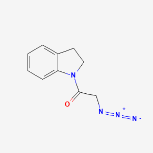molecular formula C10H10N4O B1398931 1-(Azidoacetyl)indoline CAS No. 1093981-71-5