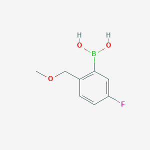 molecular formula C8H10BFO3 B1398932 5-Fluoro-2-(methoxymethyl)phenylboronic acid CAS No. 1333083-66-1