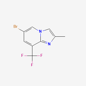 6-Bromo-2-methyl-8-(trifluoromethyl)imidazo[1,2-a]pyridine