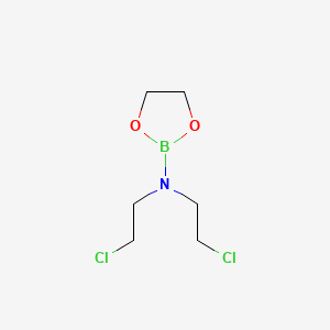 1,3,2-Dioxaborolane, 2-(bis(2-chloroethyl)amino)-