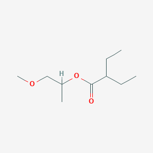 molecular formula C10H20O3 B13989349 1-Methoxypropan-2-yl 2-ethylbutanoate CAS No. 5436-72-6