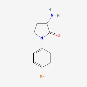 3-Amino-1-(4-bromophenyl)pyrrolidin-2-one
