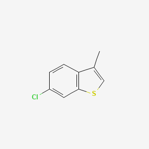 molecular formula C9H7ClS B13989365 6-Chloro-3-methylbenzo[b]thiophene 