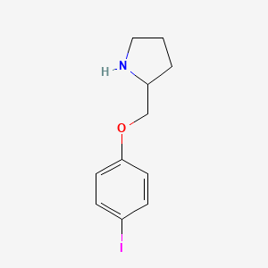 2-[(4-Iodophenoxy)methyl]pyrrolidine