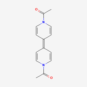 1-[4-(1-Acetylpyridin-4-ylidene)pyridin-1-yl]ethanone