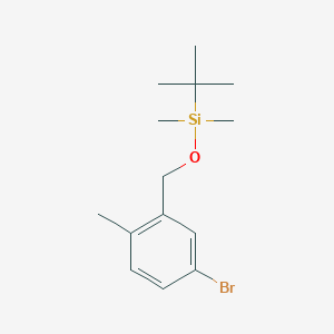 molecular formula C14H23BrOSi B13989425 C14H23BrOSi 