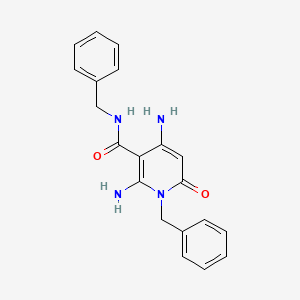 2,4-diamino-N,1-dibenzyl-6-oxopyridine-3-carboxamide