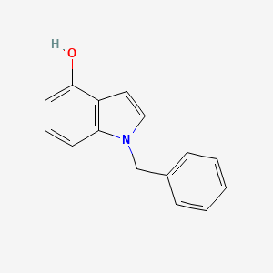 molecular formula C15H13NO B13989446 1-Benzyl-1H-indol-4-ol 