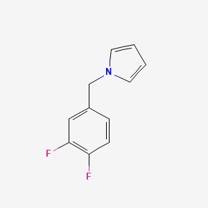 molecular formula C11H9F2N B1398945 1-(3,4-Difluorobenzyl)-1H-pyrrole CAS No. 1247669-63-1