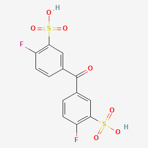 5,5'-Carbonylbis(2-fluorobenzenesulfonic acid)