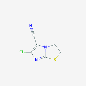 6-Chloro-2,3-dihydroimidazo[2,1-b][1,3]thiazole-5-carbonitrile